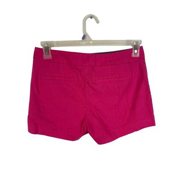 Banana Republic Womens Hampton Fit Pink Flat Front Trouser Shorts Size 4 - Picture 2 of 6
